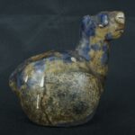 Pre Columbian Inca Sodalite Stone Llama Conopa Ceremonial Artifact - Imagen 5