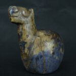 Pre Columbian Inca Sodalite Stone Llama Conopa Ceremonial Artifact - Imagen 8