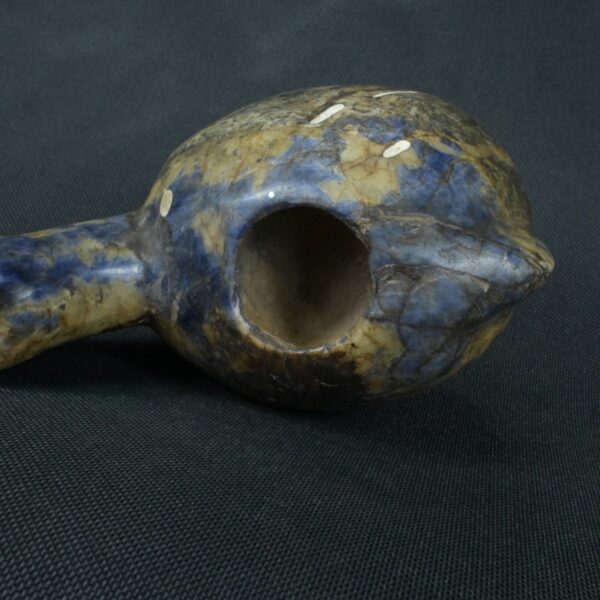 Pre Columbian Inca Sodalite Stone Llama Conopa Ceremonial Artifact - Imagen 10