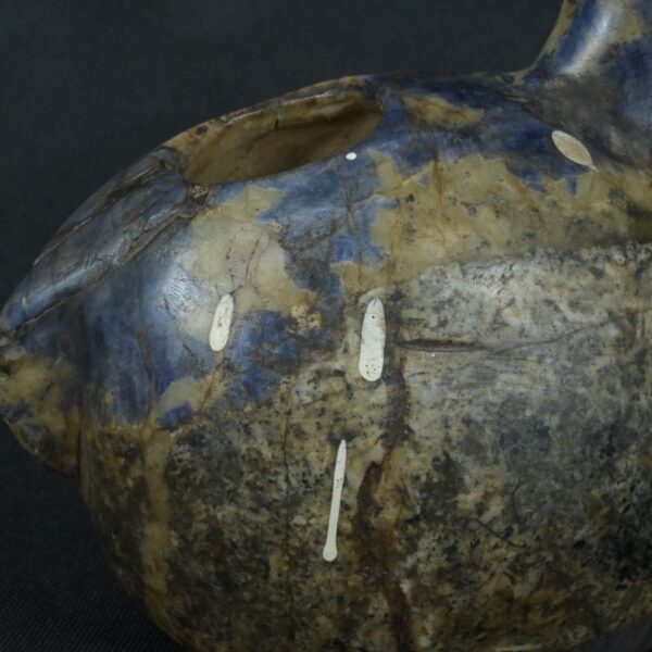 Pre Columbian Inca Sodalite Stone Llama Conopa Ceremonial Artifact - Imagen 16