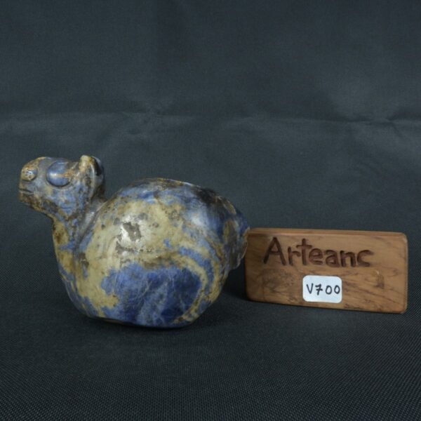 Pre Columbian Inca Stone Conopa Sacred Sodalite Artifact Collectible - Imagen 18