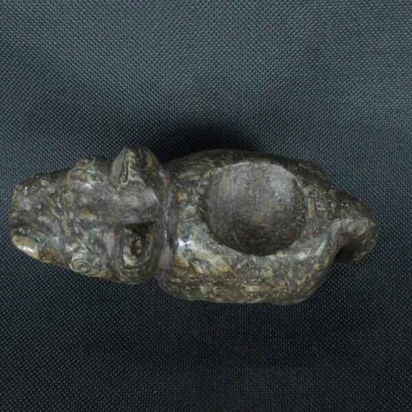 Pre Columbian Moche Granite Stone Feline Ritual Artifact Peru - Imagen 9