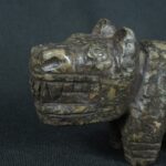 Pre Columbian Moche Granite Stone Feline Ritual Artifact Peru - Imagen 12