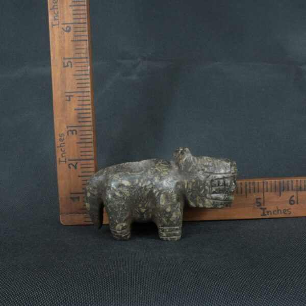 Pre Columbian Moche Granite Stone Feline Ritual Artifact Peru - Imagen 15