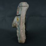Pre Columbian Chavin Stone Mask Ritual Artifact with Inlays - Imagen 4