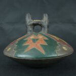 Pre Columbian Paracas Ceramic Ritual Bottle Ancient Artifact Collectible
