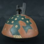 Pre Columbian Paracas Ceramic Ritual Bottle Ancient Artifact - Imagen 2