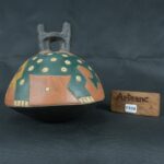 Pre Columbian Paracas Ceramic Ritual Bottle Ancient Artifact - Imagen 15