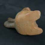Pre Columbian Moche Ceramic Warrior Bottle Ceremonial Artifact - Imagen 6