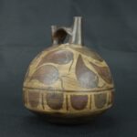 Pre Columbian Nazca Ceramic Ritual Bottle Ancient Artifact Peru - Imagen 2
