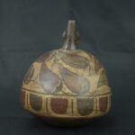 Pre Columbian Nazca Ceramic Ritual Bottle Ancient Artifact Peru - Imagen 5