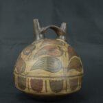 Pre Columbian Nazca Ceramic Ritual Bottle Ancient Artifact Peru - Imagen 6