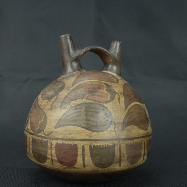 Pre Columbian Nazca Ceramic Ritual Bottle Ancient Artifact Peru - Imagen 6