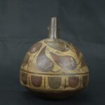 Pre Columbian Nazca Ceramic Ritual Bottle Ancient Artifact Peru - Imagen 8