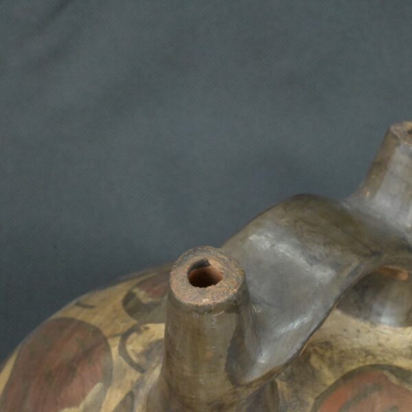 Pre Columbian Nazca Ceramic Ritual Bottle Ancient Artifact Peru - Imagen 14