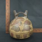 Pre Columbian Nazca Ceramic Ritual Bottle Ancient Artifact Peru - Imagen 15