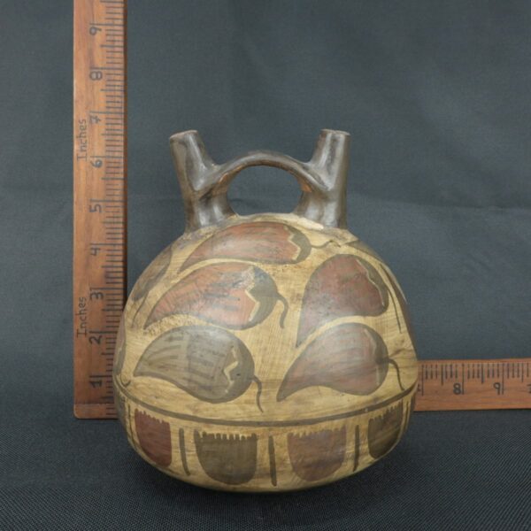Pre Columbian Nazca Ceramic Ritual Bottle Ancient Artifact Peru - Imagen 15