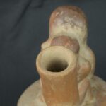 Pre Columbian Moche Ceramic Bottle Ritual Artifact Collector Piece - Imagen 17