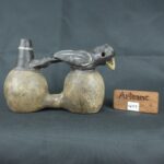 Pre Columbian Inca Ceramic Whistle Ancient Artifact Bird Design - Imagen 17