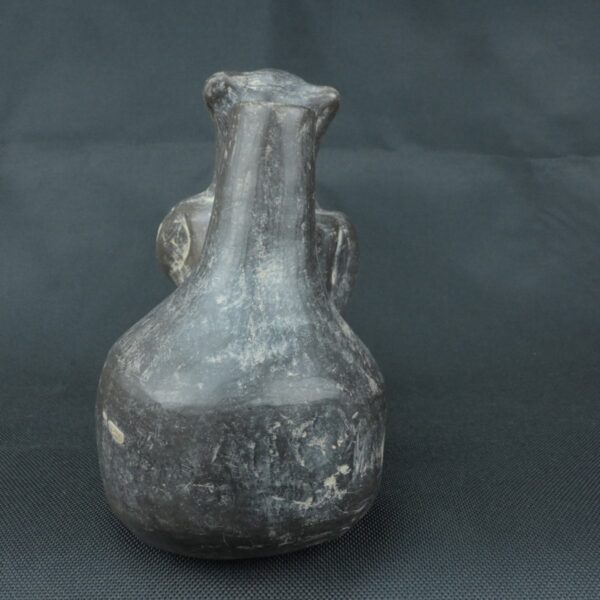 Pre Columbian Moche Ceramic Dog Whistle Ancient Artifact Peru - Imagen 3