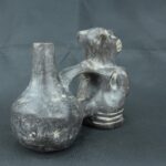 Pre Columbian Moche Ceramic Dog Whistle Ancient Artifact Peru - Imagen 4