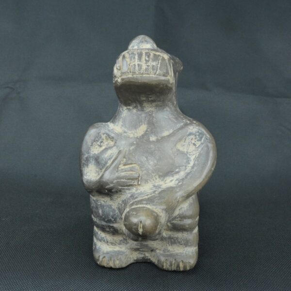 Pre Columbian Moche Ceramic Dog Whistle Ancient Artifact Peru - Imagen 7