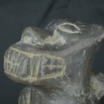 Pre Columbian Moche Ceramic Dog Whistle Ancient Artifact Peru - Imagen 12