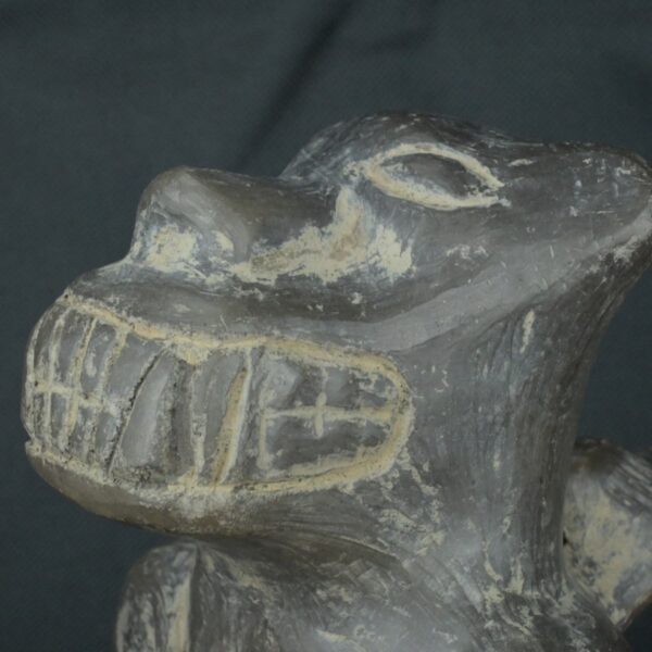 Pre Columbian Moche Ceramic Dog Whistle Ancient Artifact Peru - Imagen 12