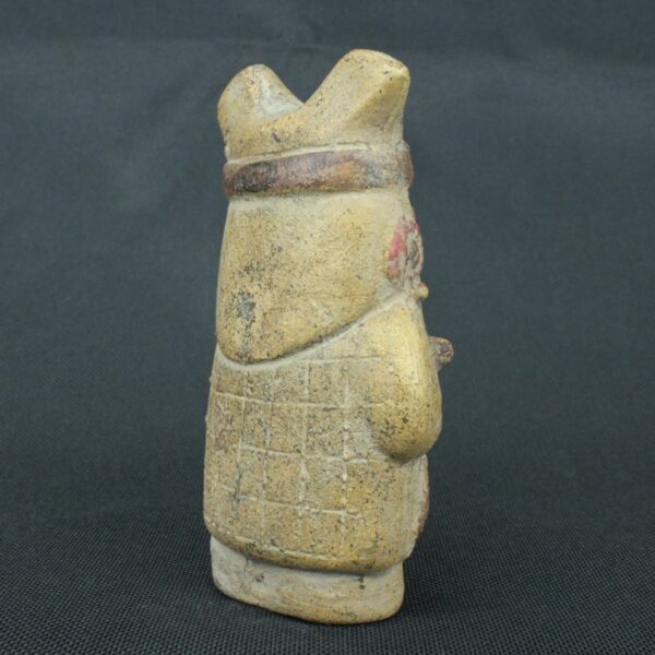 Pre Columbian Moche Ceramic Rattle Sacred Artifact for Rituals - Imagen 6