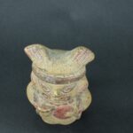 Pre Columbian Moche Ceramic Rattle Sacred Artifact for Rituals - Imagen 9