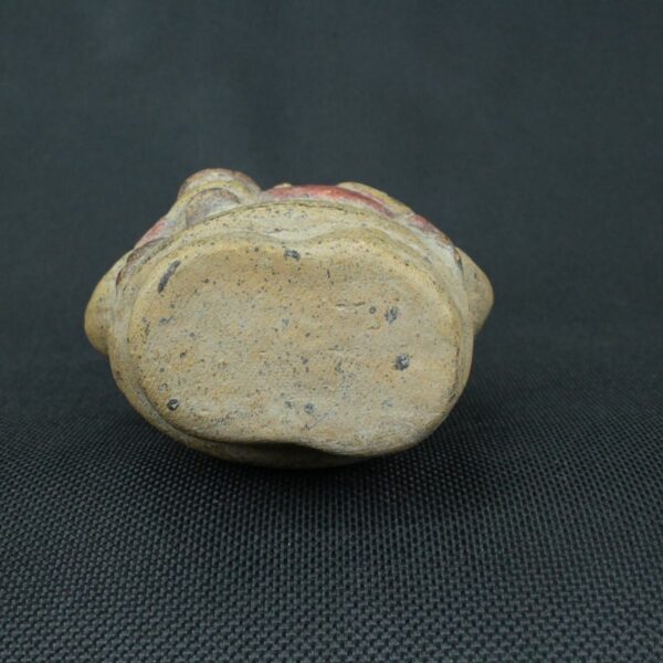 Pre Columbian Moche Ceramic Rattle Sacred Artifact for Rituals - Imagen 10