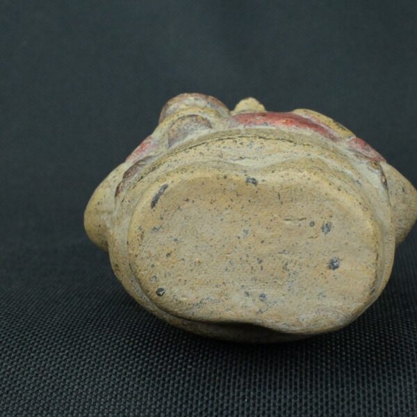 Pre Columbian Moche Ceramic Rattle Sacred Artifact for Rituals - Imagen 11