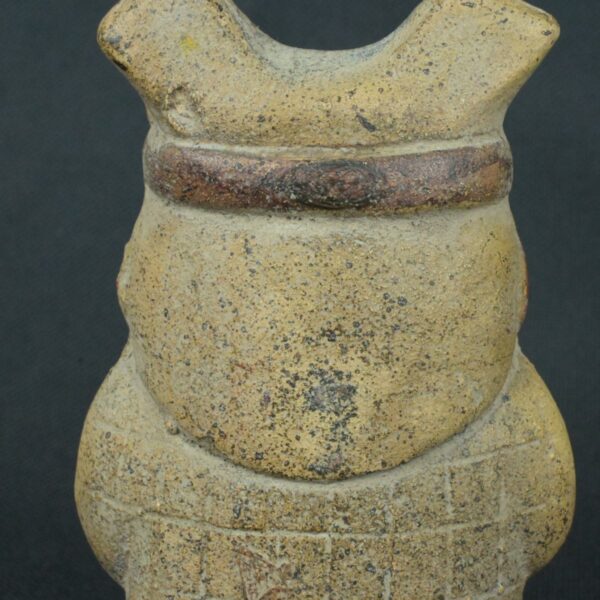 Pre Columbian Moche Ceramic Rattle Sacred Artifact for Rituals - Imagen 13