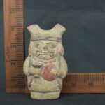 Pre Columbian Moche Ceramic Rattle Sacred Artifact for Rituals - Imagen 14