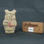 Pre Columbian Moche Ceramic Rattle Sacred Artifact for Rituals - Imagen 15