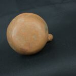 Pre Columbian Moche Ceramic Bottle Ritual Artifact with Bird Design - Imagen 10