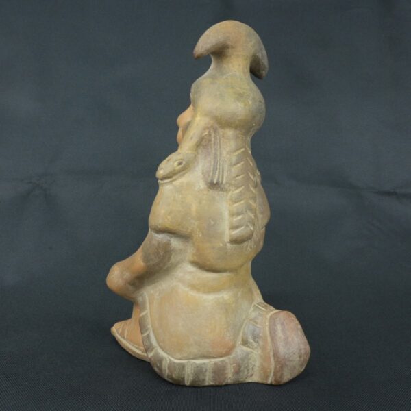 Pre Columbian Moche Ceramic Figurine Ritual Priest Andean Artifact - Imagen 3