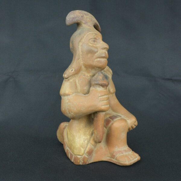 Pre Columbian Moche Ceramic Figurine Ritual Priest Andean Artifact - Imagen 7