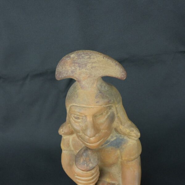 Pre Columbian Moche Ceramic Figurine Ritual Priest Andean Artifact - Imagen 10