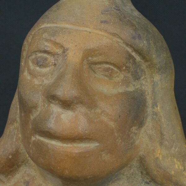 Pre Columbian Moche Ceramic Figurine Ritual Priest Andean Artifact - Imagen 13