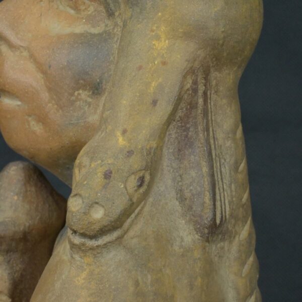 Pre Columbian Moche Ceramic Figurine Ritual Priest Andean Artifact - Imagen 15