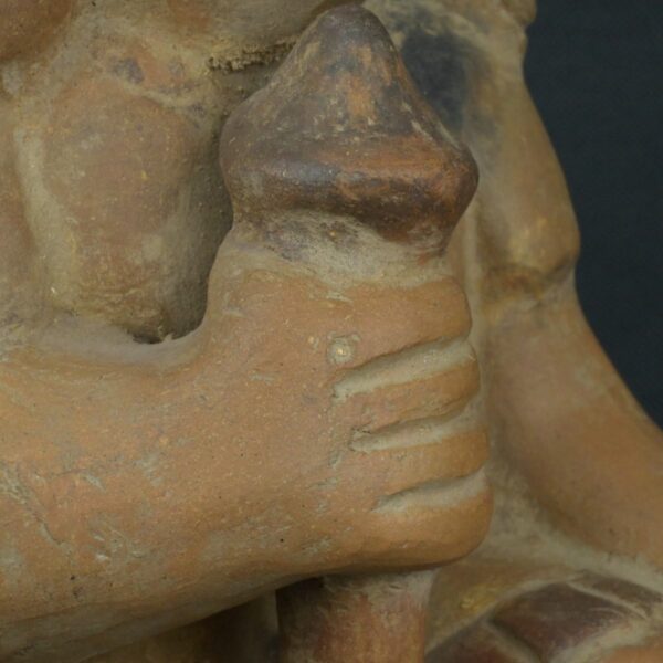 Pre Columbian Moche Ceramic Figurine Ritual Priest Andean Artifact - Imagen 18