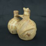 Pre Columbian Moche Ceramic Whistle Ritual Artifact Peru Andean Collectible - Imagen 6