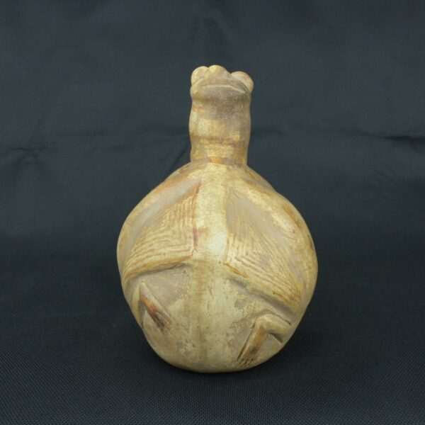 Pre Columbian Moche Ceramic Whistle Ritual Artifact Peru Andean Collectible - Imagen 7