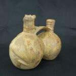 Pre Columbian Moche Ceramic Whistle Ritual Artifact Peru Andean Collectible - Imagen 8