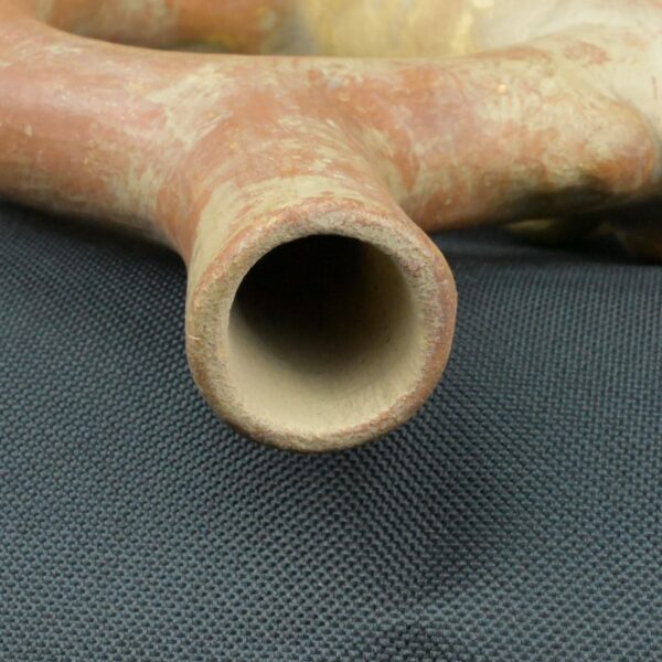 Pre Columbian Moche Ceramic Fisherman Vessel Ritual Artifact Peru - Imagen 18