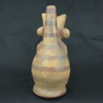 Pre Columbian Vicus Ceramic Whistle Warrior Ritual Artifact Peru - Imagen 4