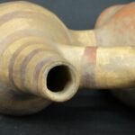 Pre Columbian Vicus Ceramic Whistle Warrior Ritual Artifact Peru - Imagen 17