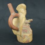 Pre Columbian Moche Ceramic Bottle Sacrificial Ritual Artifact Peru - Imagen 7