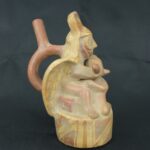 Pre Columbian Moche Ceramic Bottle Sacrificial Ritual Artifact Peru - Imagen 8